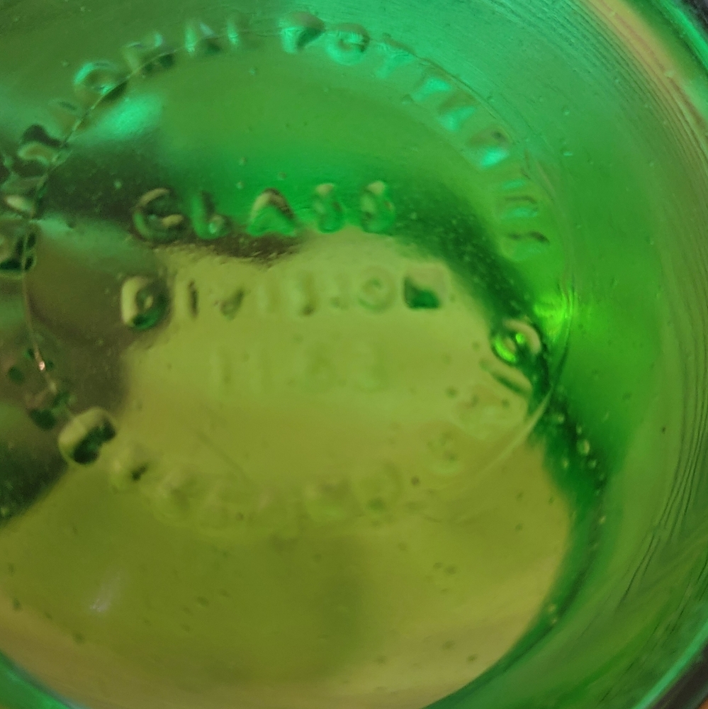Vintage Beautiful Green Vase. 1162 Ohio Glass Division. - Picture 4 of 5